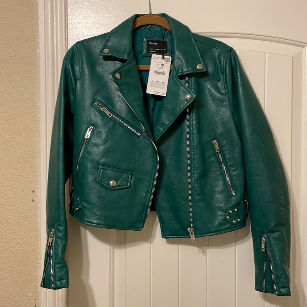 NEW Bershka Leather Jacket